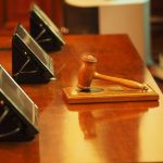 Gavel and ipads